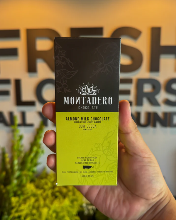 Chocolates Montadero - Almond Milk Chocolate (33% Cocoa)