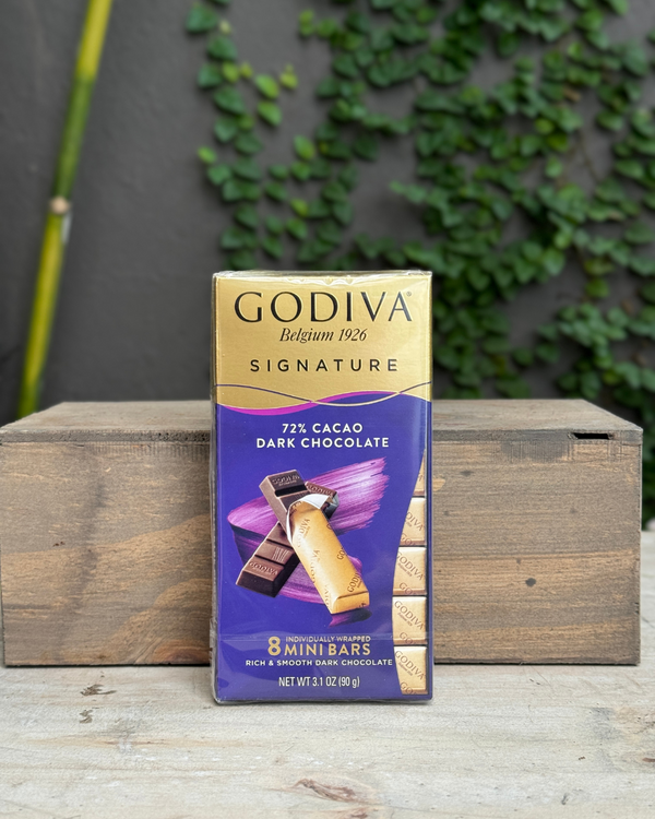 Godiva Signature Dark Chocolate Mini Bars, 3.1 oz