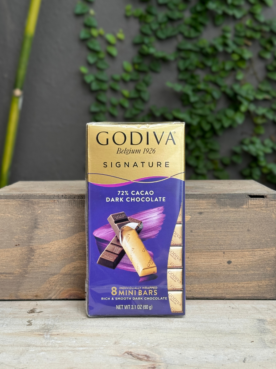 Godiva Signature Dark Chocolate Mini Bars, 3.1 oz