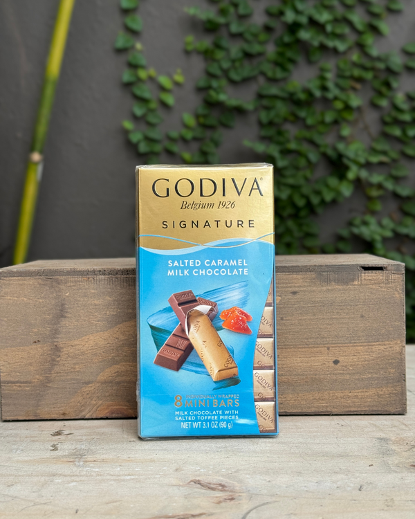 Godiva Signature Salted Caramel Milk Chocolate Mini Bars, 3.1 oz