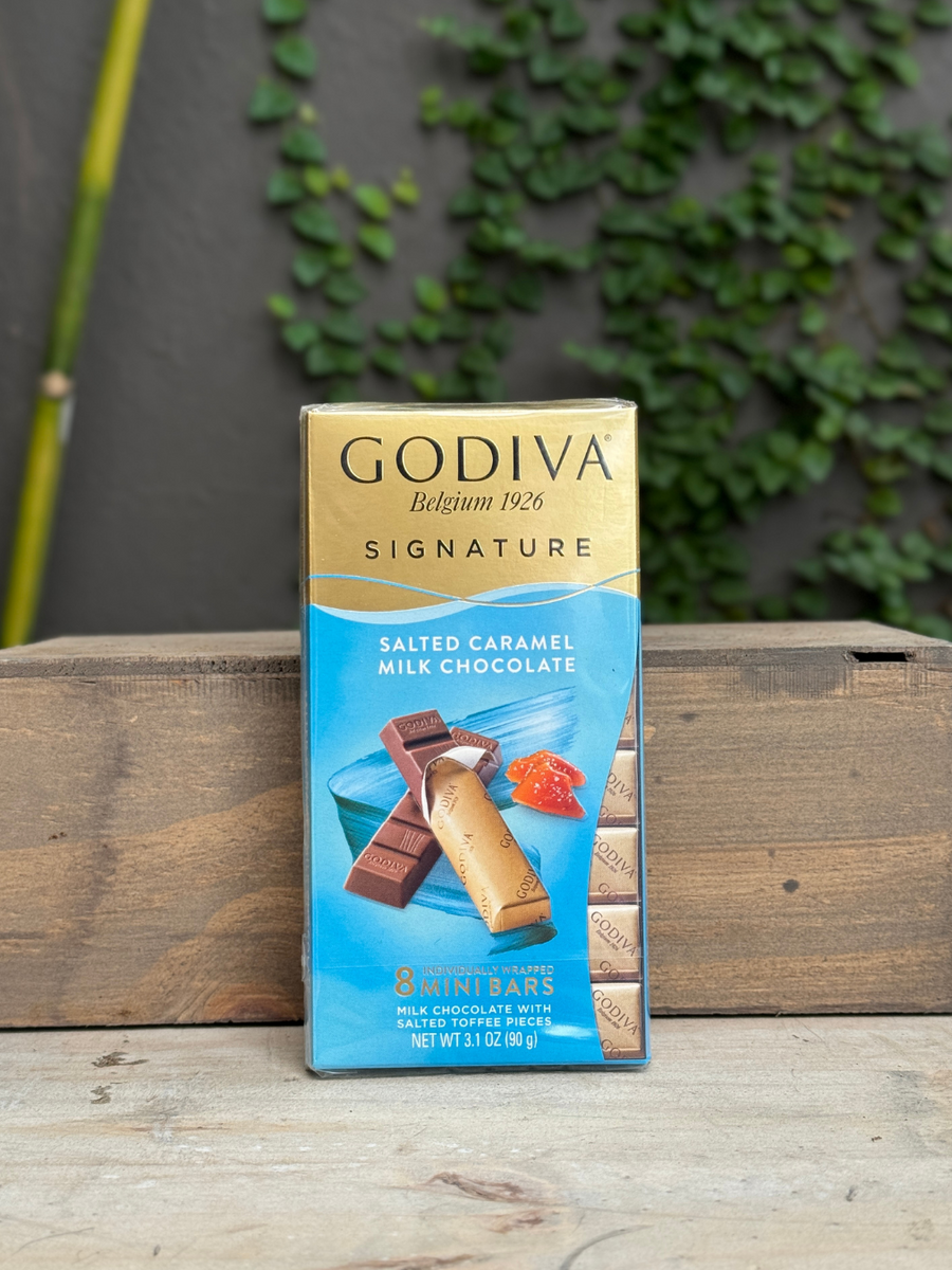 Godiva Signature Salted Caramel Milk Chocolate Mini Bars, 3.1 oz