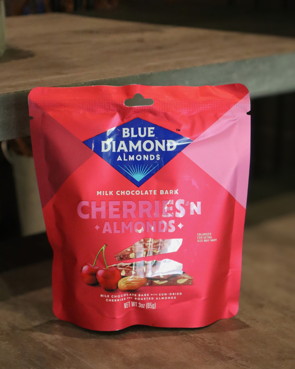 Blue Diamond Almonds Milk Chocolate Bark - Cherries and Almonds