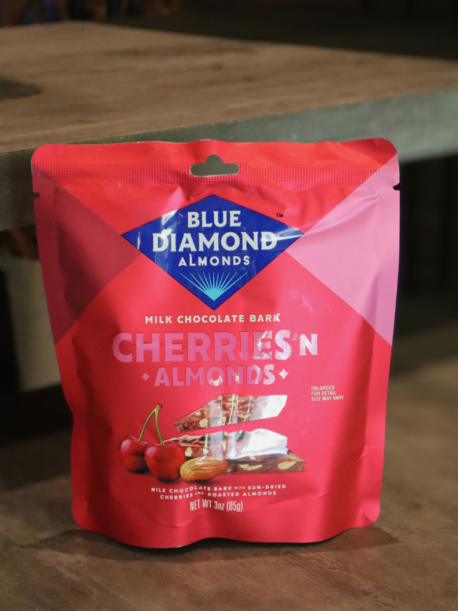 Blue Diamond Almonds Milk Chocolate Bark - Cherries and Almonds
