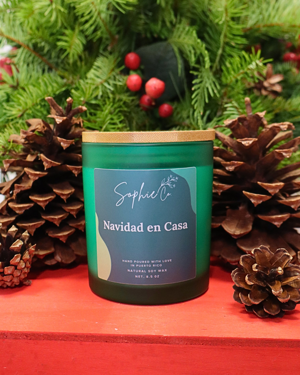 Navidad en Casa | Soy Wax Candle | Holiday Candle | Ready-to-Gift