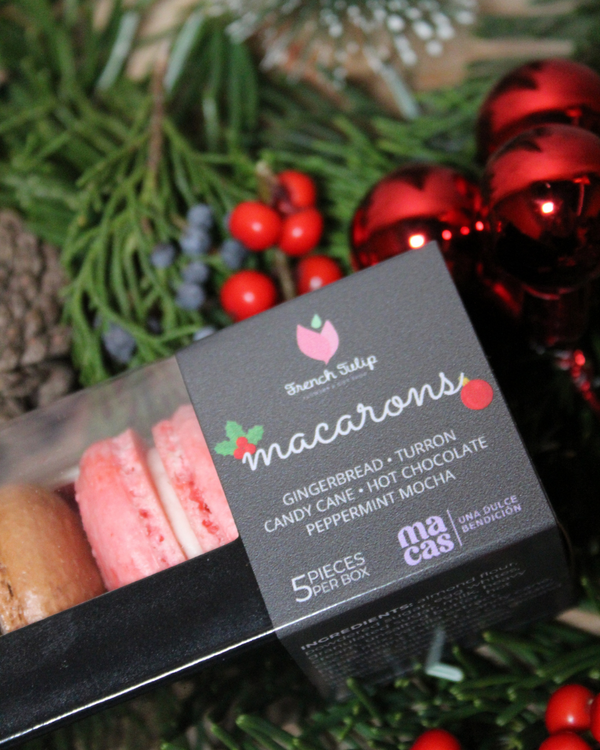 Christmas Macarons by Macas | 5 flavors box
