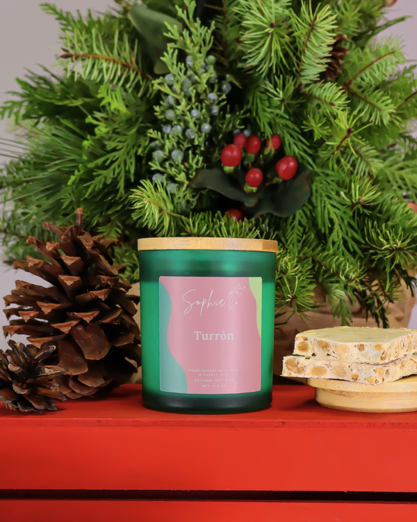 Turrón | Soy Wax Candle | Holiday Candle | Ready-to-Gift