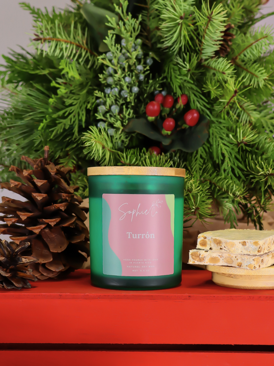 Turrón | Soy Wax Candle | Holiday Candle | Ready-to-Gift