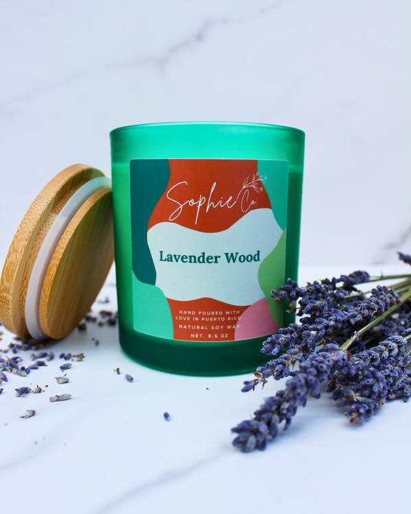 Sophie Co. Lavender Wood | Soy Wax Candle