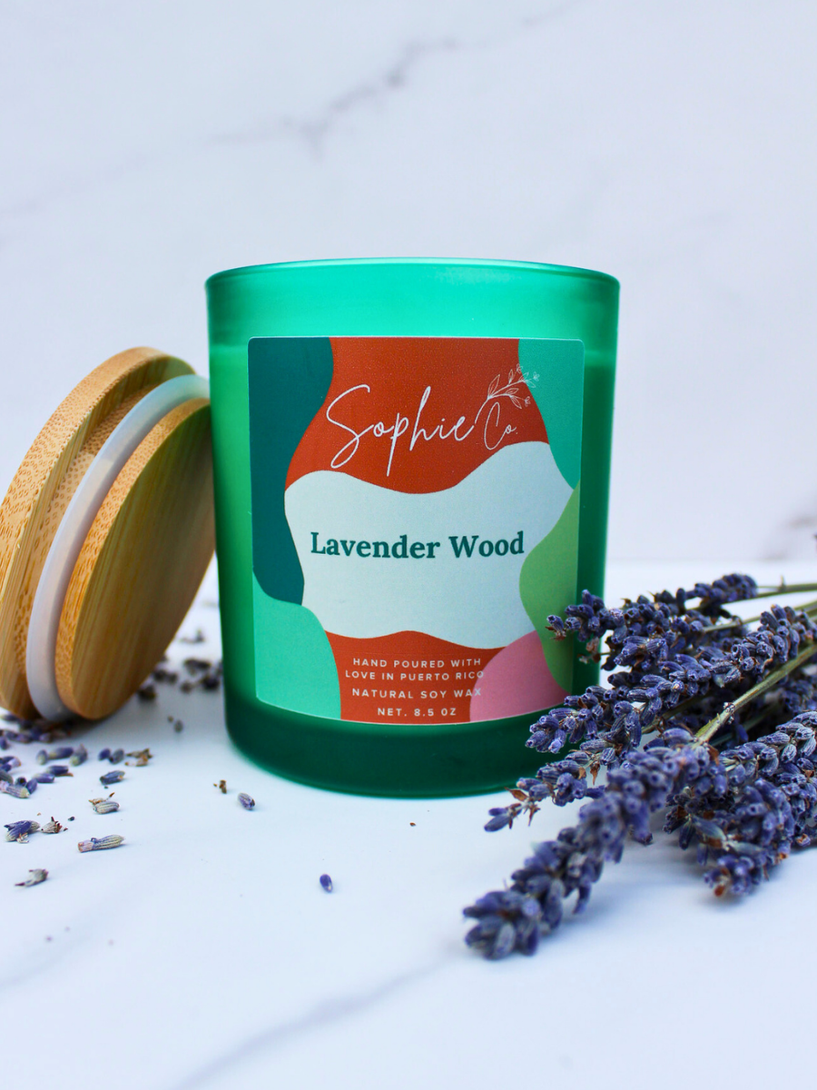 Sophie Co. Lavender Wood | Soy Wax Candle
