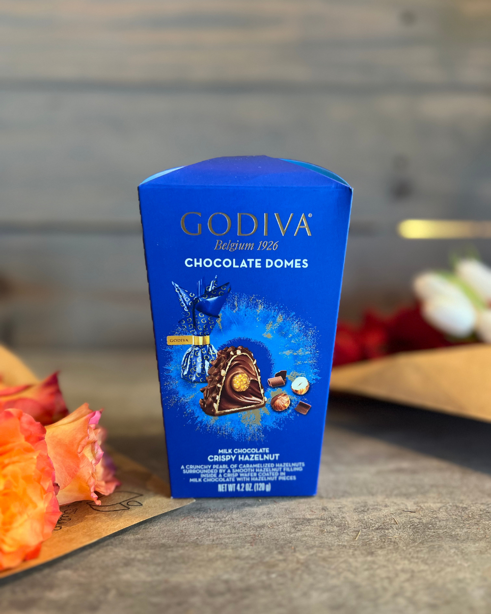Godiva Milk Chocolate Crispy Hazelnut Domes