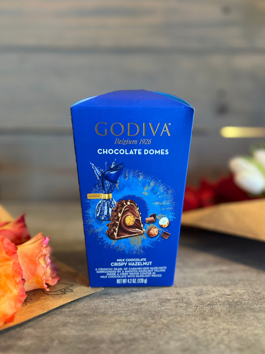 Godiva Milk Chocolate Crispy Hazelnut Domes