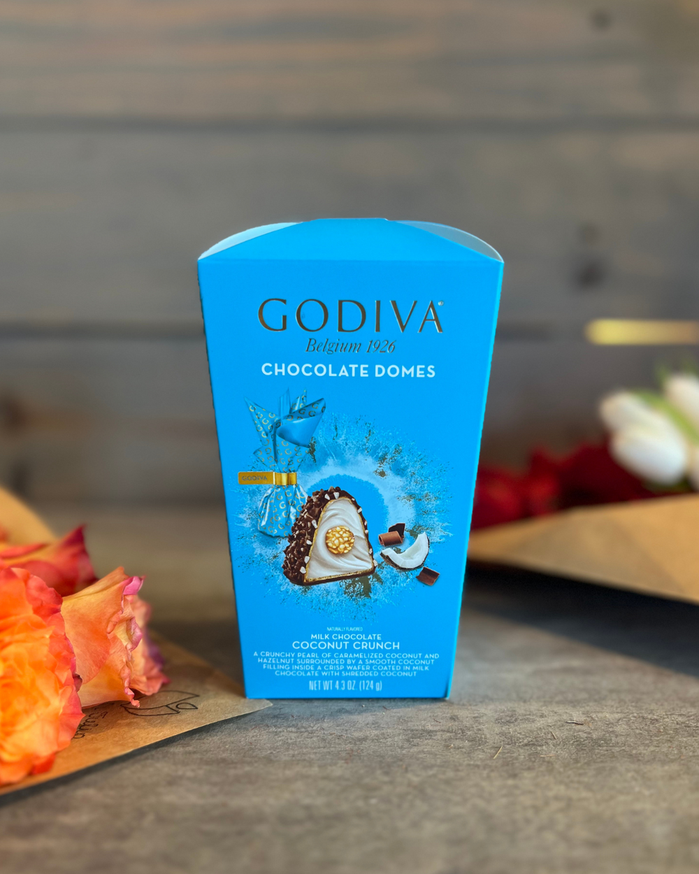 Godiva Milk Chocolate Coconut Crunch Domes