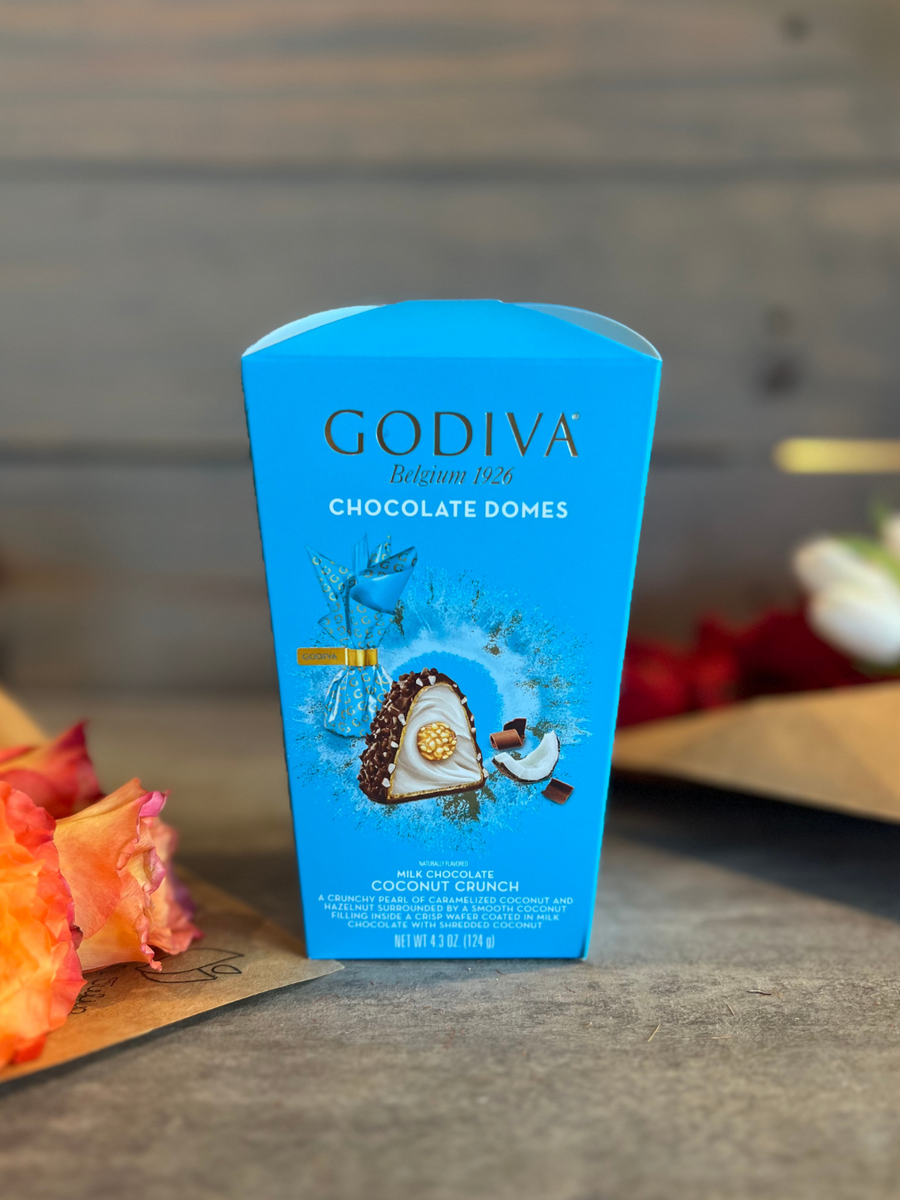 Godiva Milk Chocolate Coconut Crunch Domes
