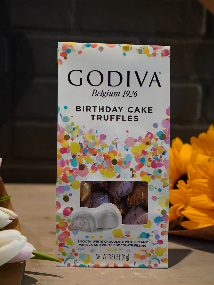 Godiva Limited Edition Birthday Cake Truffles, 3.6 oz