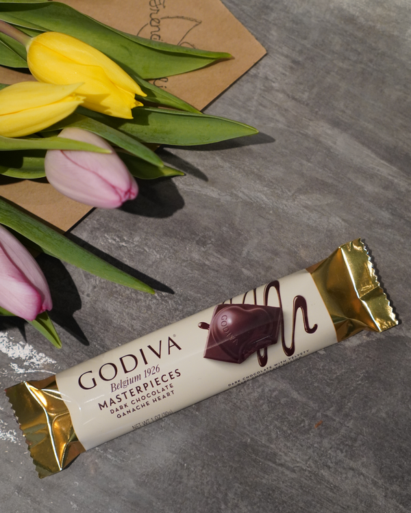 Godiva Masterpieces Dark Chocolate Ganache Bar, 1 oz
