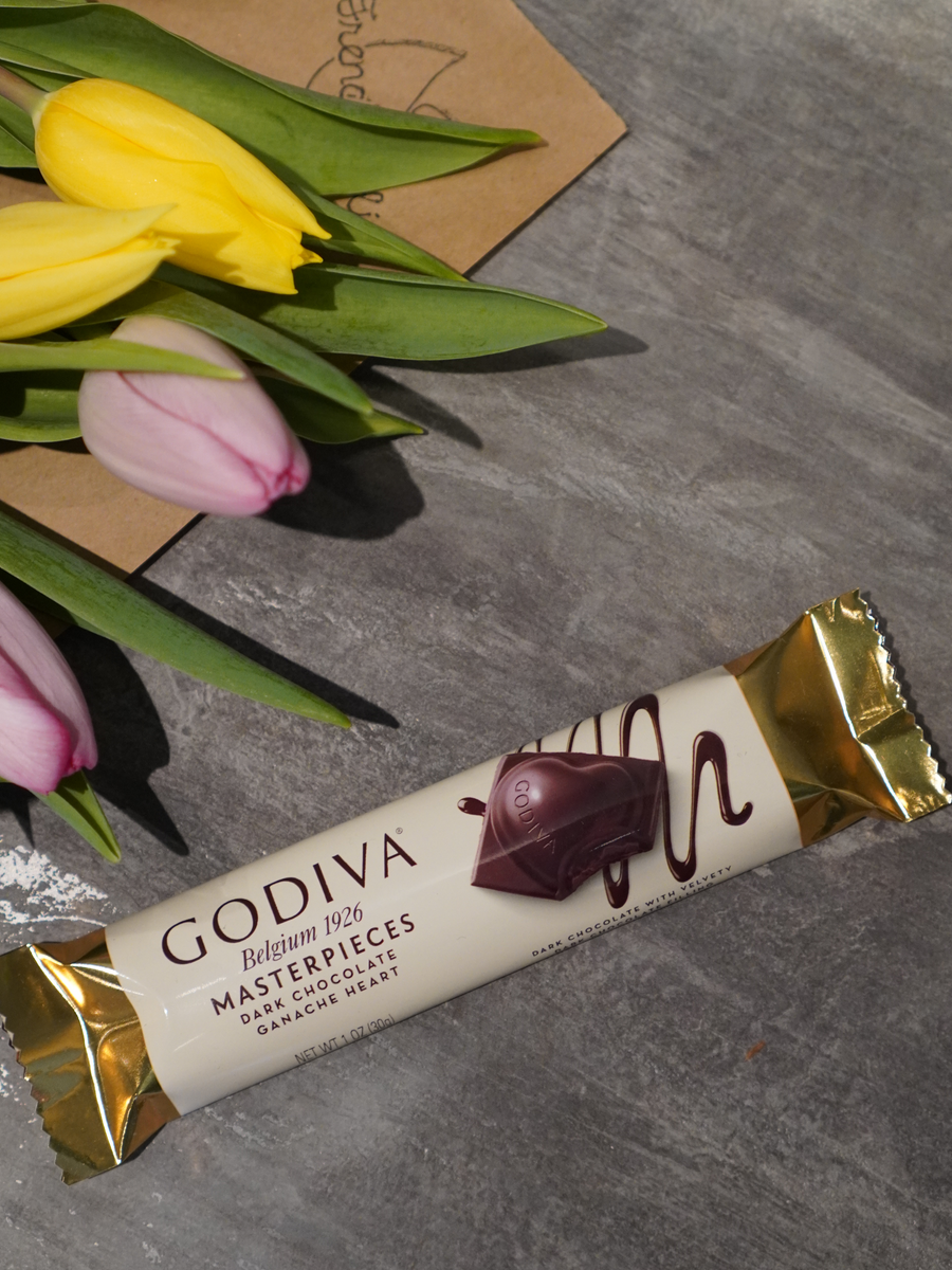 Godiva Masterpieces Dark Chocolate Ganache Bar, 1 oz