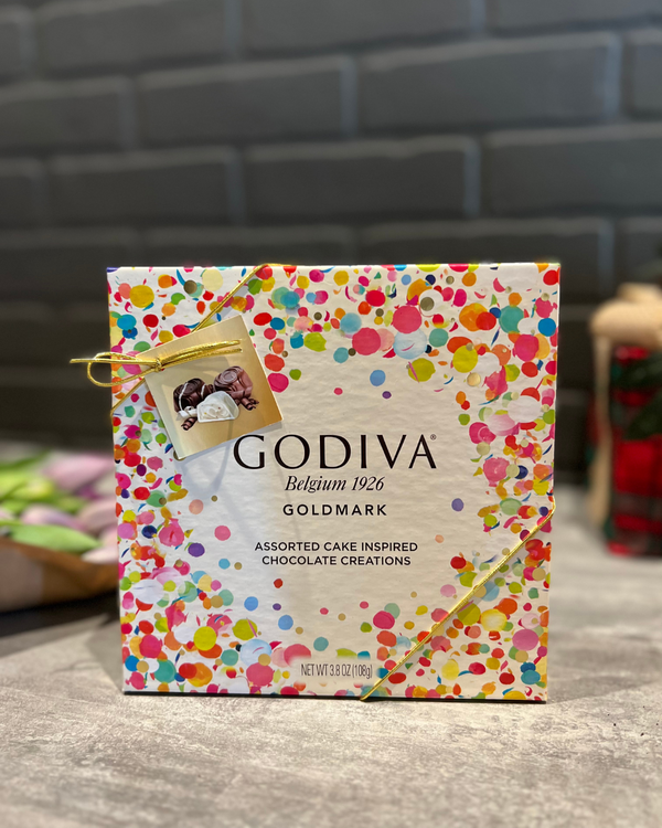 Godiva Goldmark Birthday Cake Gift Box
