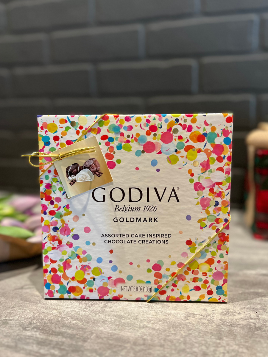 Godiva Limited Edition Birthday Cake Box