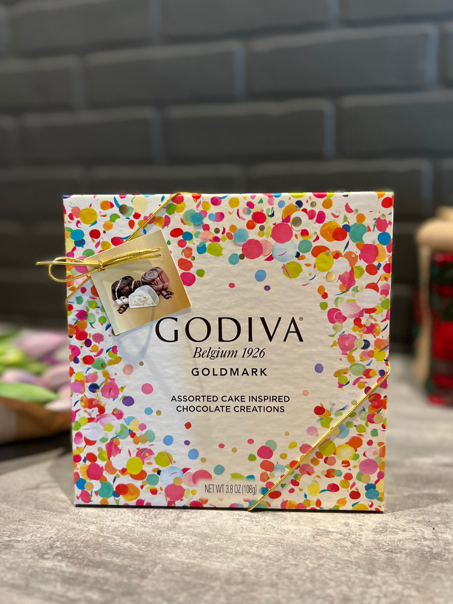 Godiva Goldmark Birthday Cake Gift Box